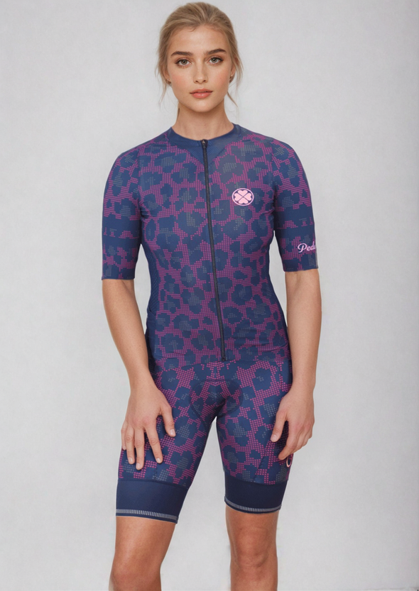 The (Purple) Kittie - Women's Cycling Jersey - Pedalista